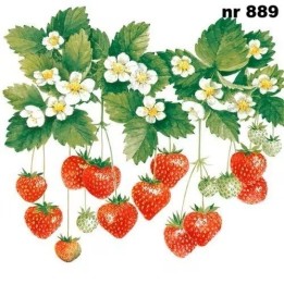 Summer fruits servet 33x33cm