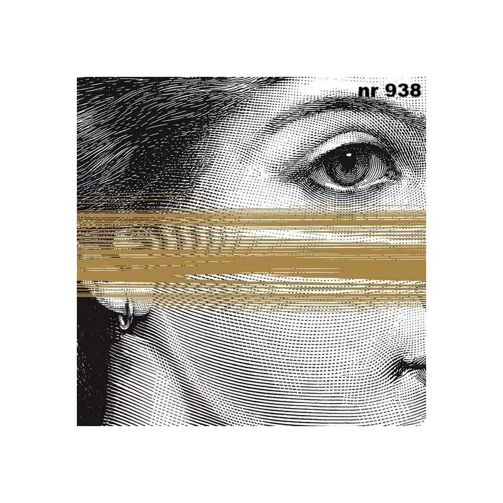 Golden eye servet 33x33cm