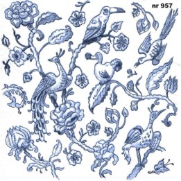 Dodo the heritage servet 33x33cm