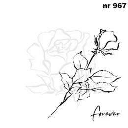 Forever in my Heart Black servet 33x33cm