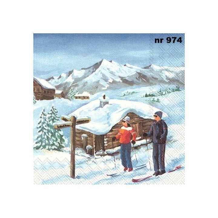 Ausblick servet 33x33cm