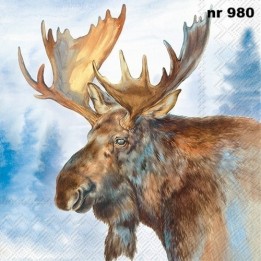 Elk servet 33x33cm