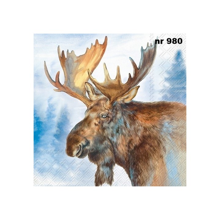 Elk servet 33x33cm