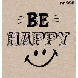 Happy smiley servet 33x33cm