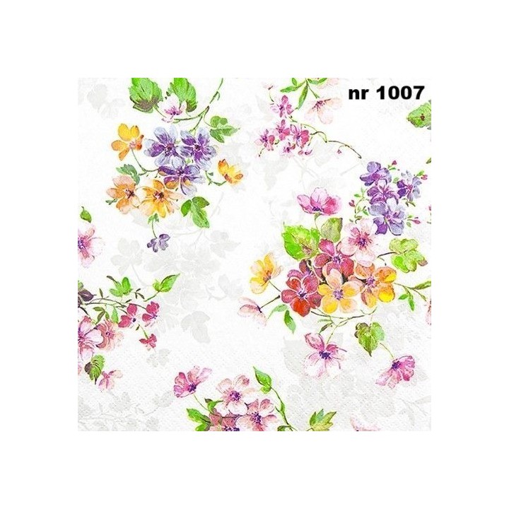 The blooming servet 33x33cm
