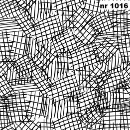 Cuadricula festiva black/white servet 33x33cm