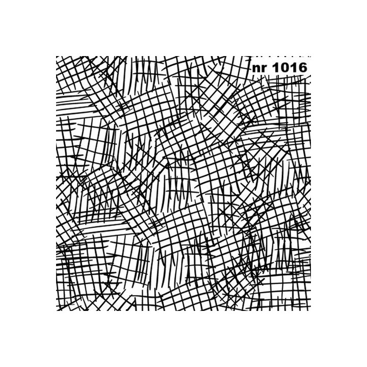 Cuadricula festiva black/white servet 33x33cm