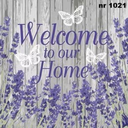 Welcome servet 33x33cm