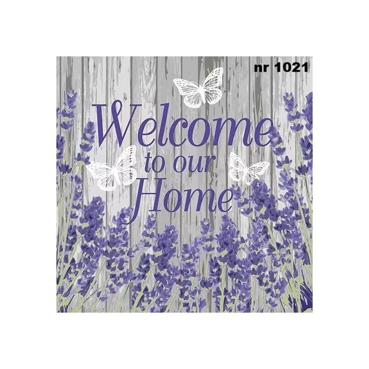 Welcome servet 33x33cm