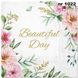 Special Flowers servet 33x33cm