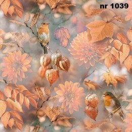 Orange autumn servet 33x33cm