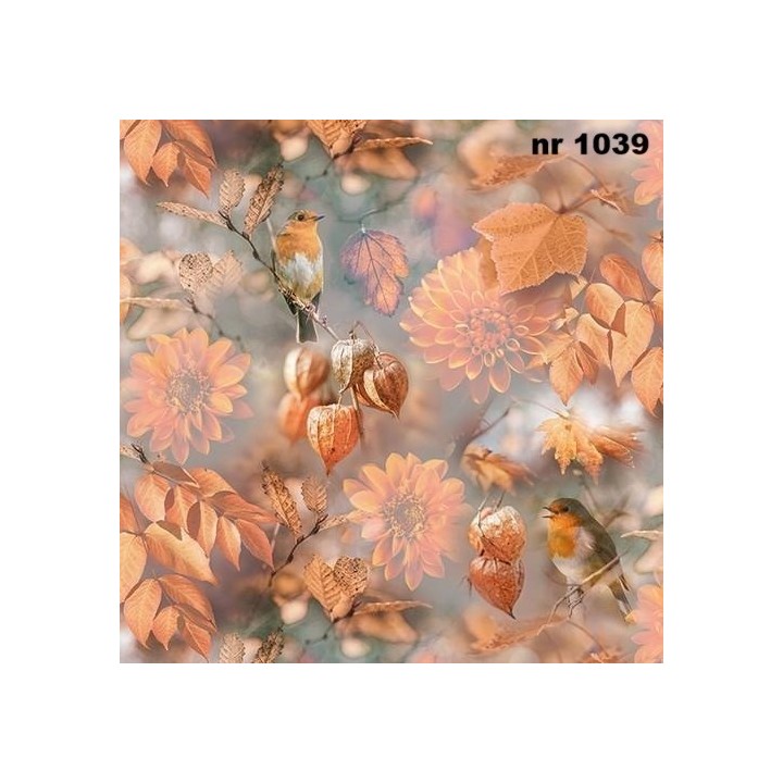 Orange autumn servet 33x33cm