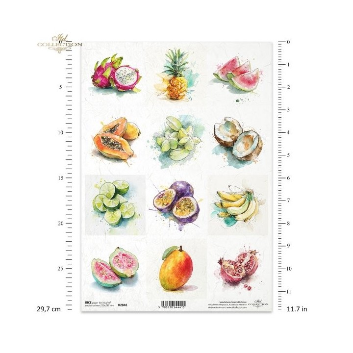 Rijstpapier R2848 Tropical Dreams