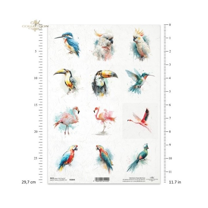 Rijstpapier R2849 Tropical Dreams
