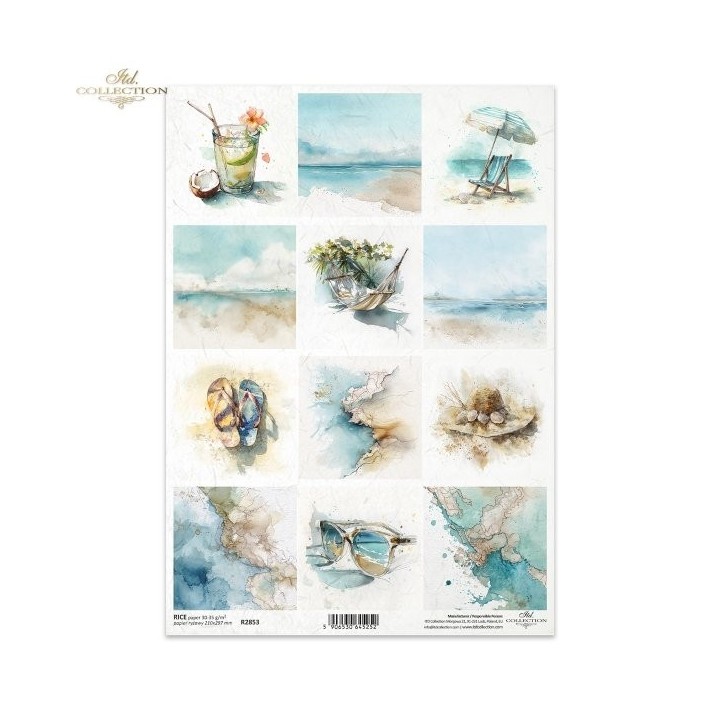 Rijstpapier R2853 Tropical Dreams