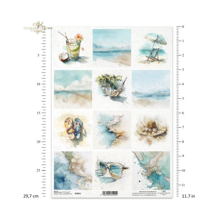 Rijstpapier R2853 Tropical Dreams