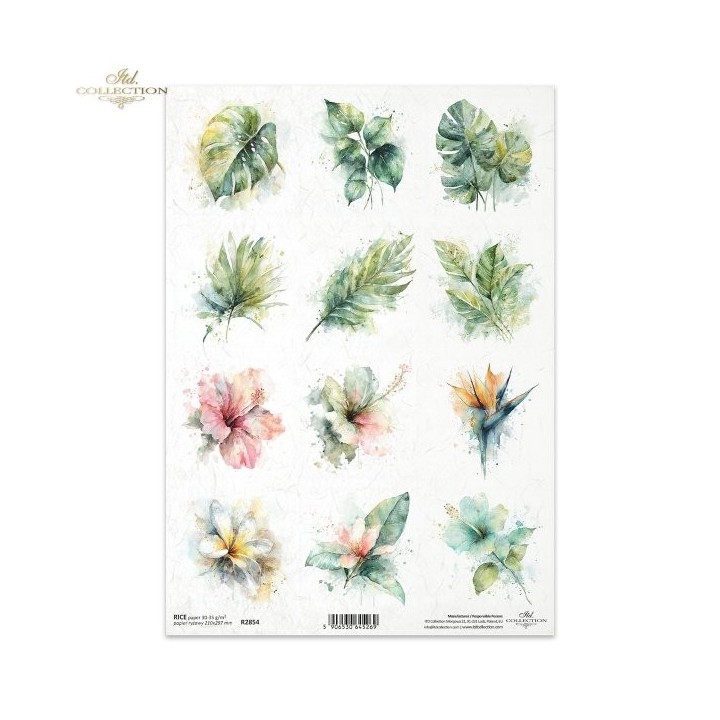 Rijstpapier R2854 Tropical Dreams