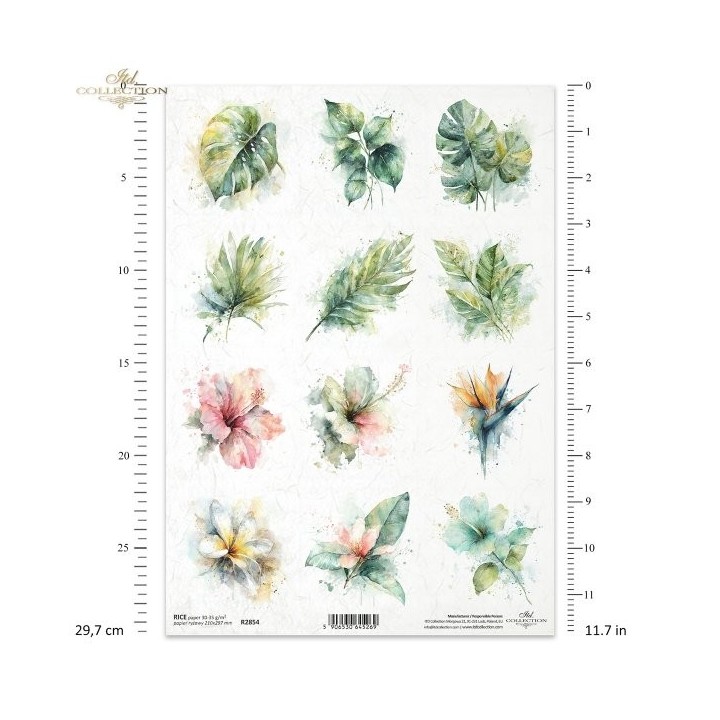 Rijstpapier R2854 Tropical Dreams