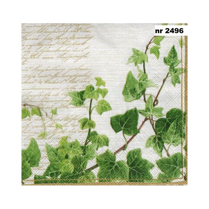 Tendril cream 33x33cm servet