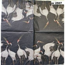 Cranes 33x33cm servet