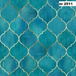 Gold tile 33x33cm servet