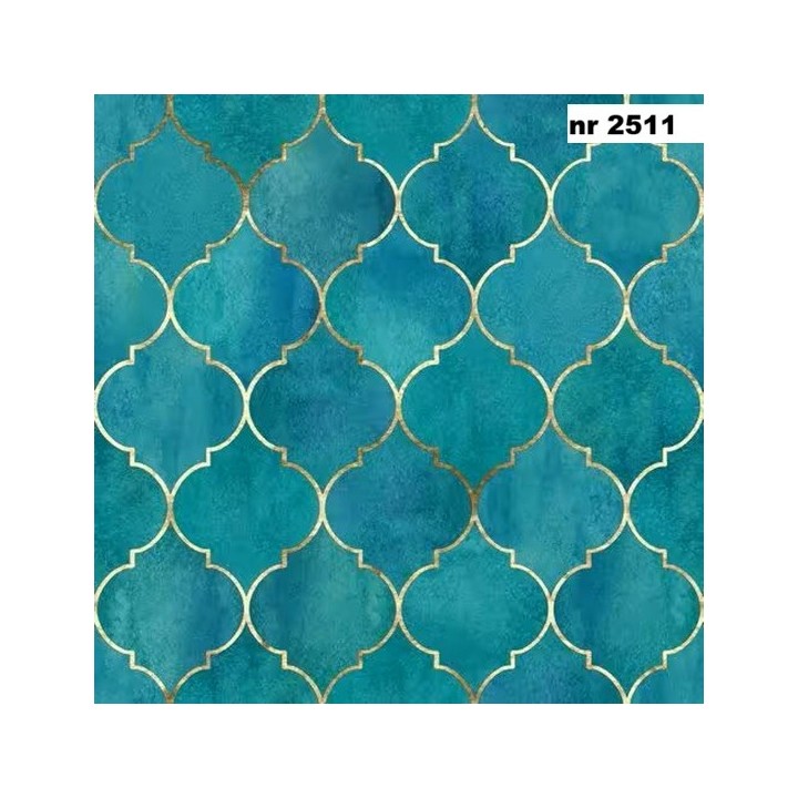 Gold tile 33x33cm servet