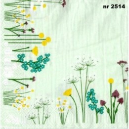Wild flowers 33x33cm servet