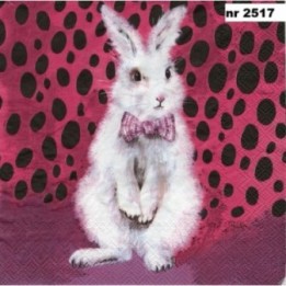 Bad hair bunny 33x33cm servet