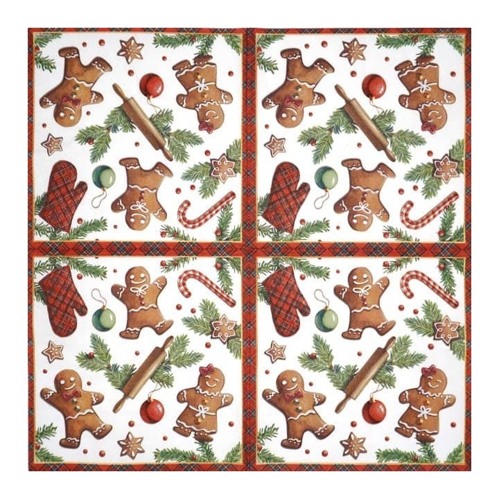 Gingerbread cookies servet 33x33cm