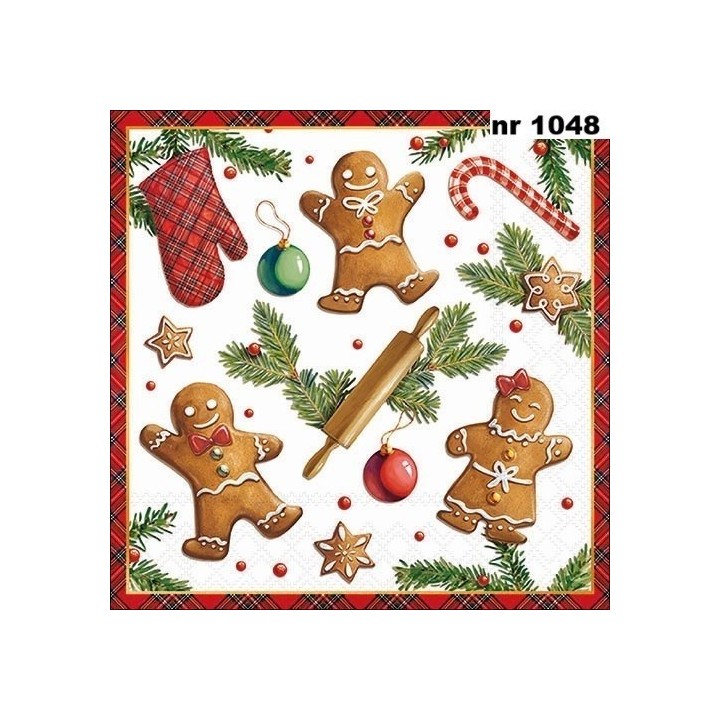 Gingerbread cookies servet 33x33cm