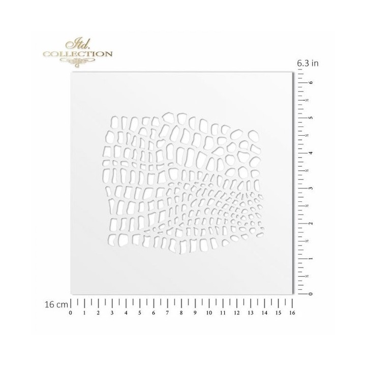 Sjabloon voor scrapbooking en decoupage 16x16 cm ST0011B