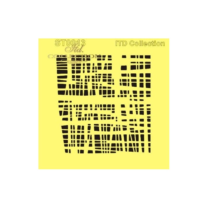 Sjabloon voor scrapbooking en decoupage 16x16 cm ST0013B