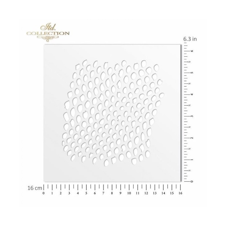 Sjabloon voor scrapbooking en decoupage 16x16 cm ST0015B