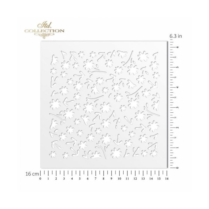 Sjabloon voor scrapbooking en decoupage 16x16 cm ST0018B