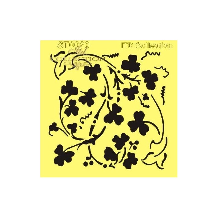 Sjabloon voor scrapbooking en decoupage 16x16 cm ST0020B