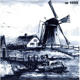 Molen servet 33x33cm