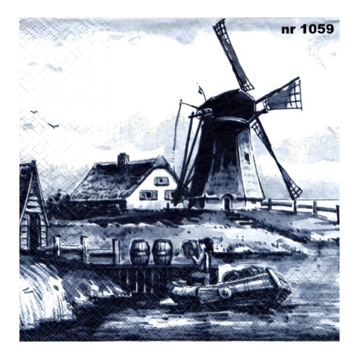 Molen servet 33x33cm