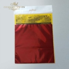 metallic folie Termoton * rood