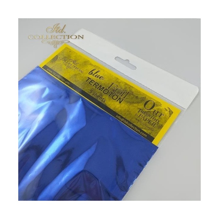 metallic folie Termoton * blauw