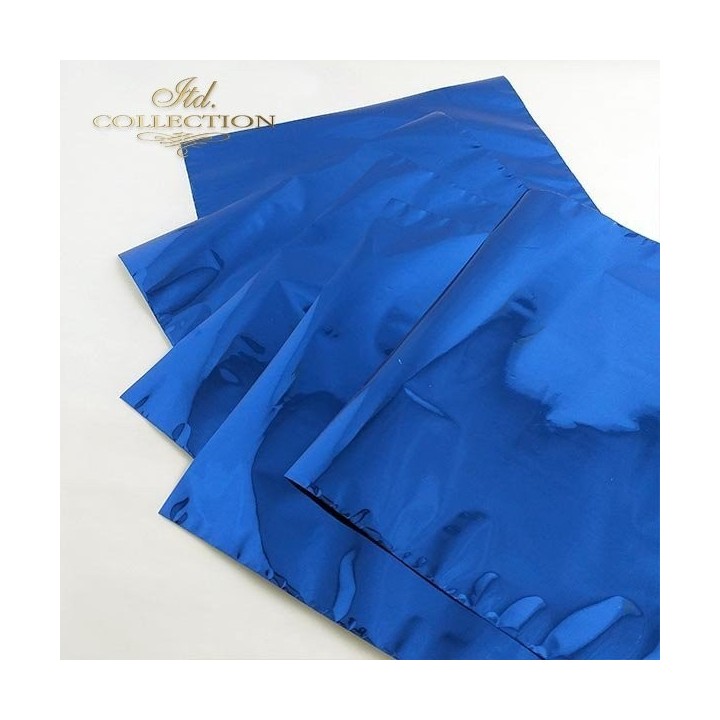 metallic folie Termoton * blauw
