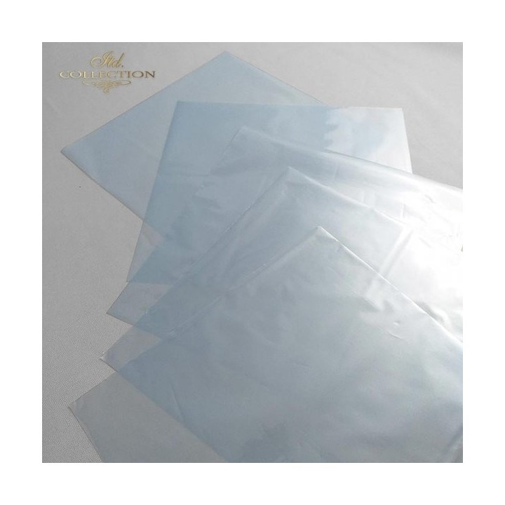 Parelmoerfolie * zilverblauw