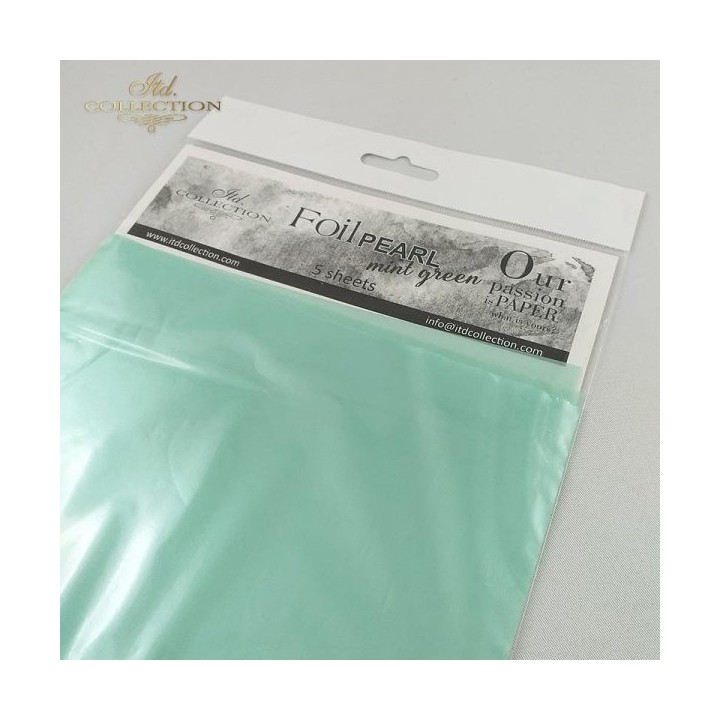 Parelmoerfolie * mintgroen