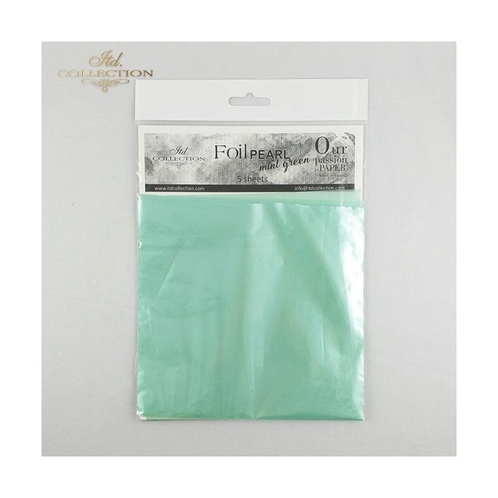 Parelmoerfolie * mintgroen