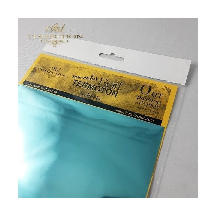 metallic folie Termoton * zeekleur
