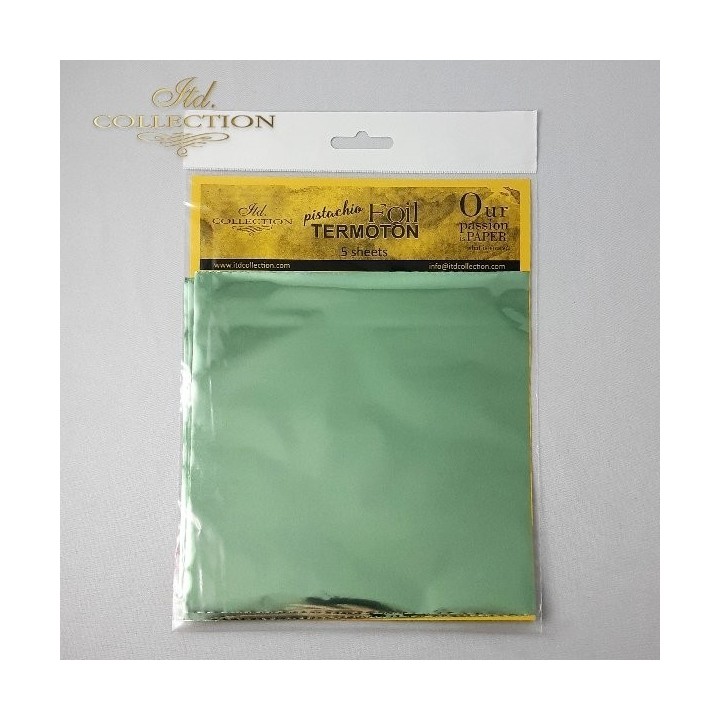 metallic folie Termoton * pistache