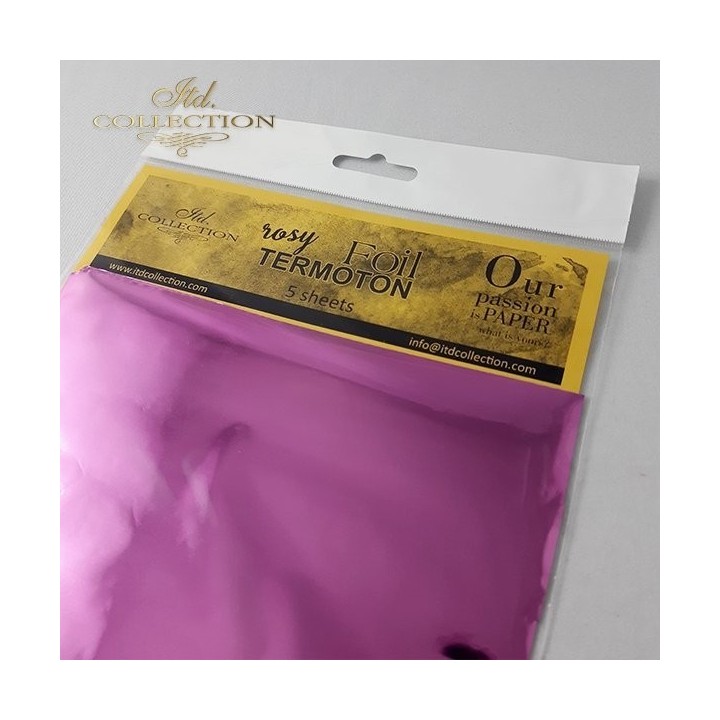 metallic folie Termoton * roze