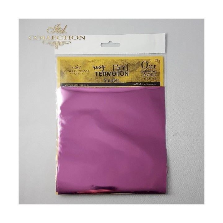 metallic folie Termoton * roze