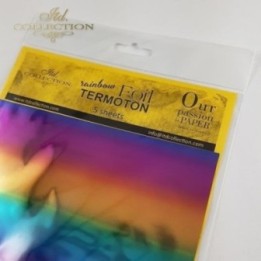 metallic folie Termoton * regenboog