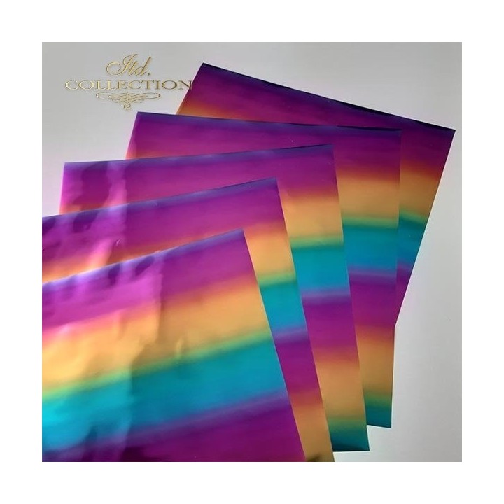 metallic folie Termoton * regenboog