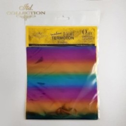 metallic folie Termoton * regenboog